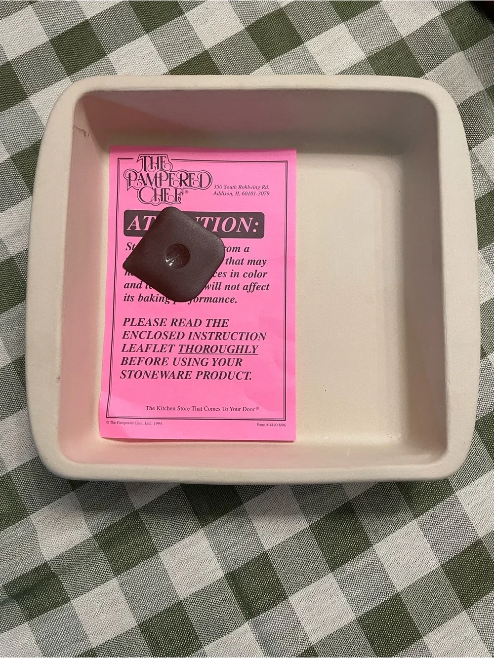 NEW!! Pampered Chef Stoneware 9